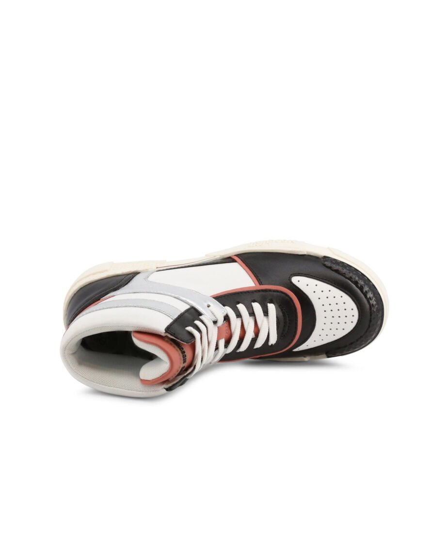 Silver Metal Sneakers Style